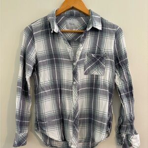 Rails plaid button down